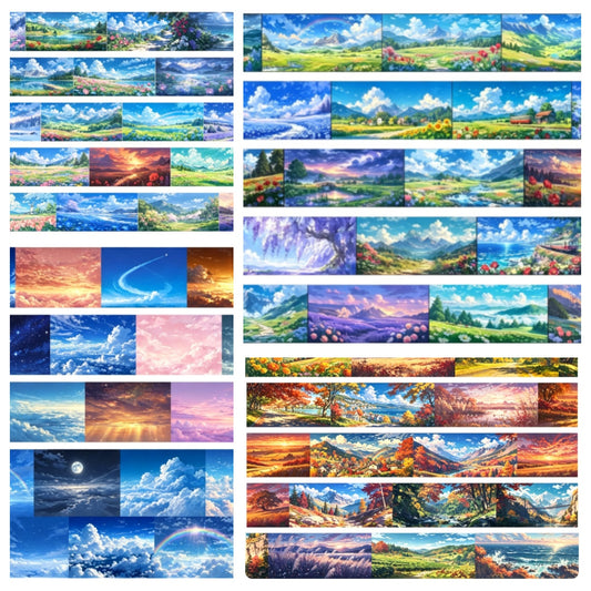 Limited Edition《Zhai Mao Ju 》Autumn scenery ,Sky (Loop)