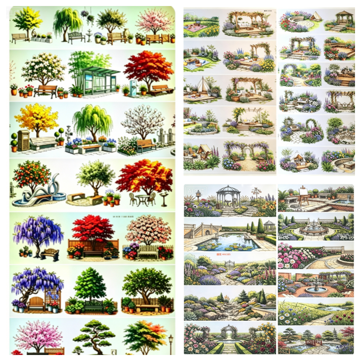 Limited Edition《Zhai Mao Ju 》Tree bench and Horticulture (Loop)
