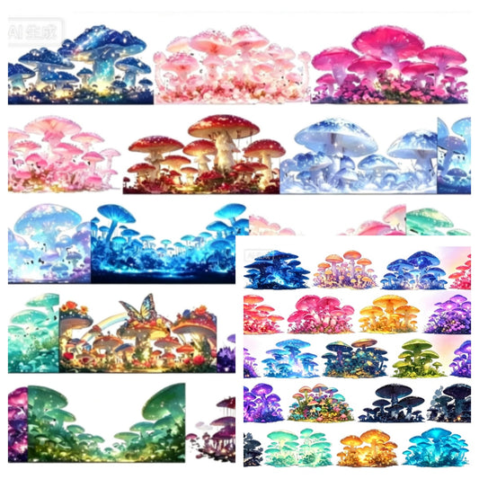 Limited Edition《Zhai Mao Ju 》Mushroom forest ,Giant mushroom clusters (Loop)