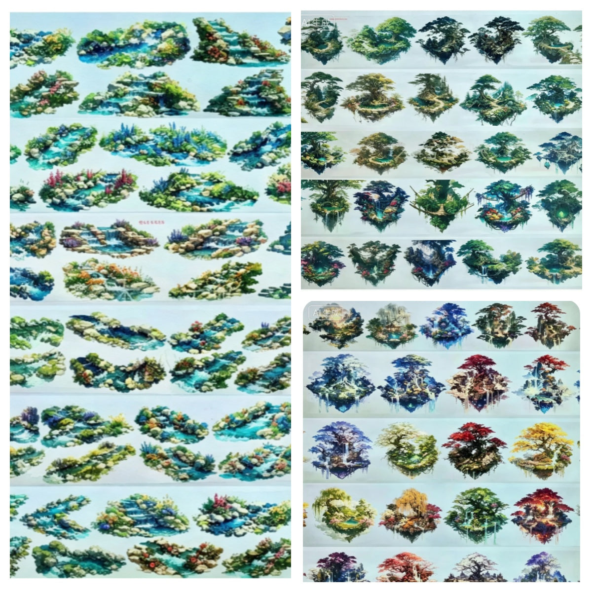 Limited Edition《Zhai Mao Ju 》Water and Floating island (Loop)