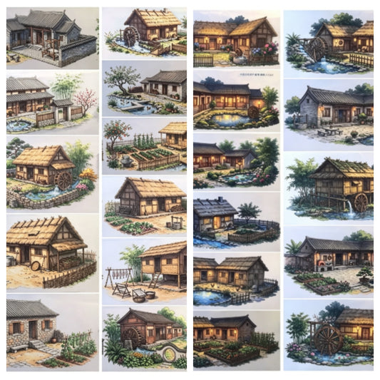 Limited Edition《Zhai Mao Ju 》Farmhouse , Night farmhouse (Loop)