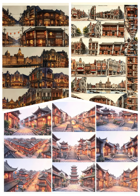 Limited Edition《Zhai Mao Ju 》Construction in period of republic (Loop)