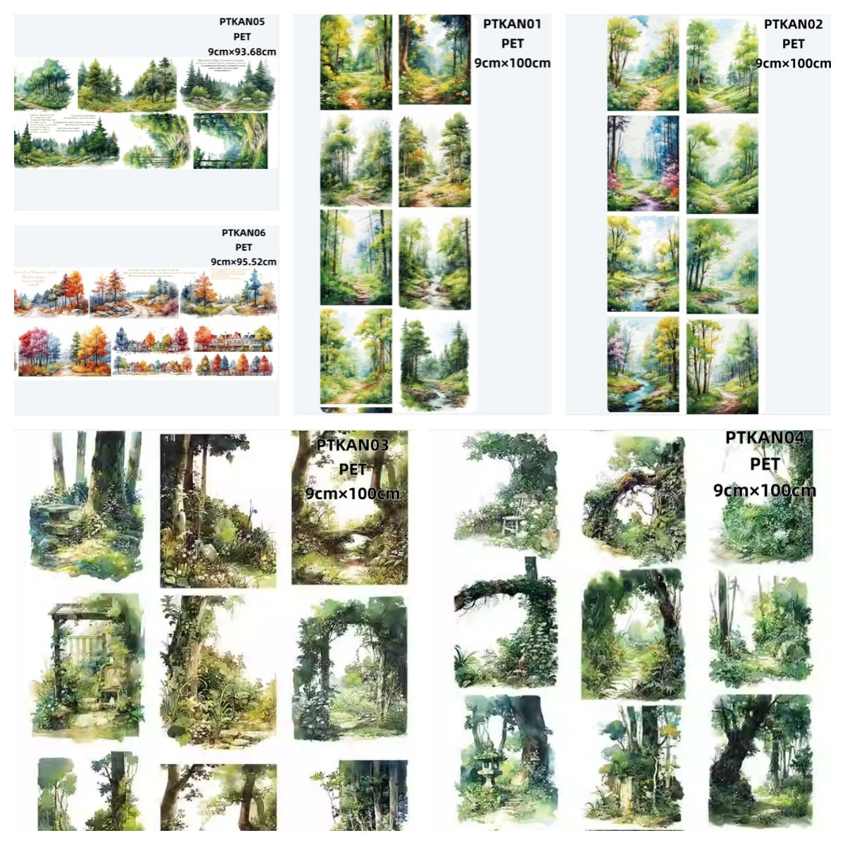 Xiao Ke Ai N (Wood,Summer,autumn,Summer forest ) 6 Styles LOOPS