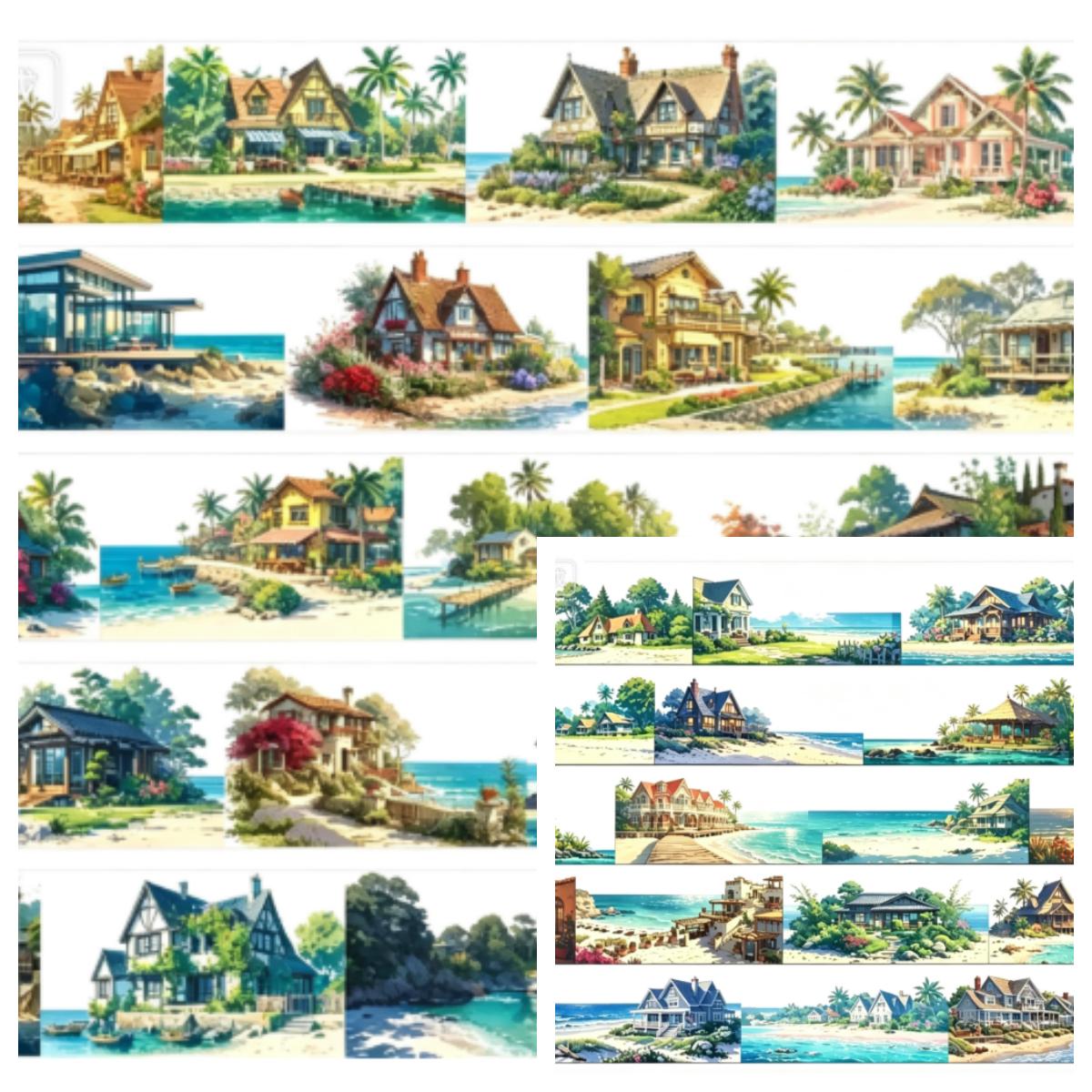 Limited Edition《Zhai Mao Ju 》Beach architecture (Loop)