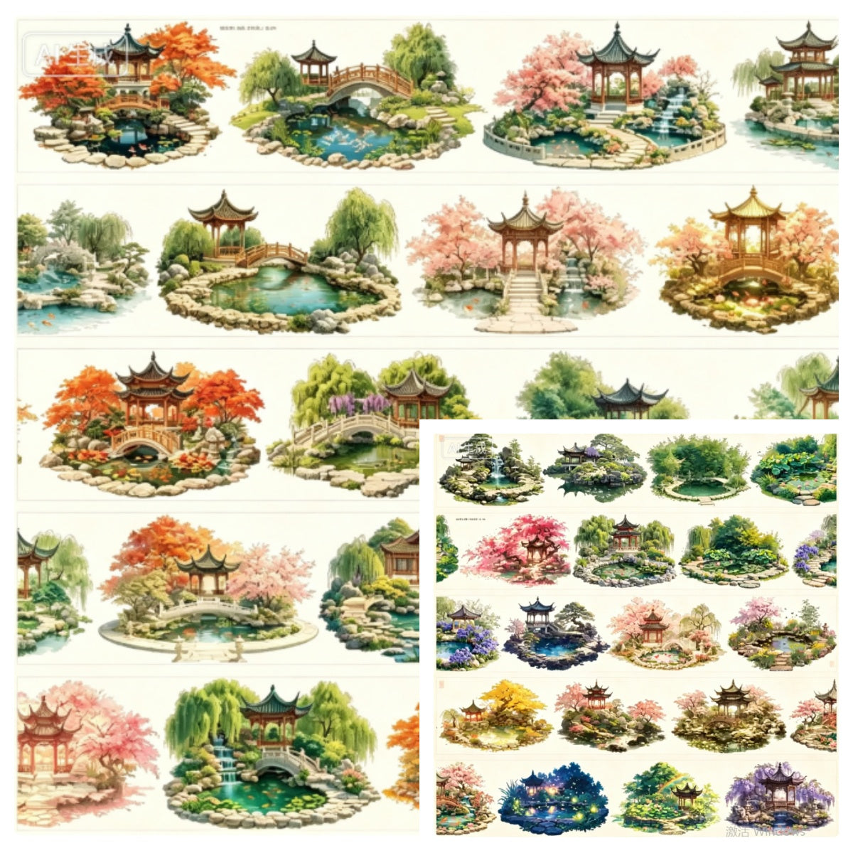 Limited Edition《Zhai Mao Ju 》Ancient style pond (Loop)