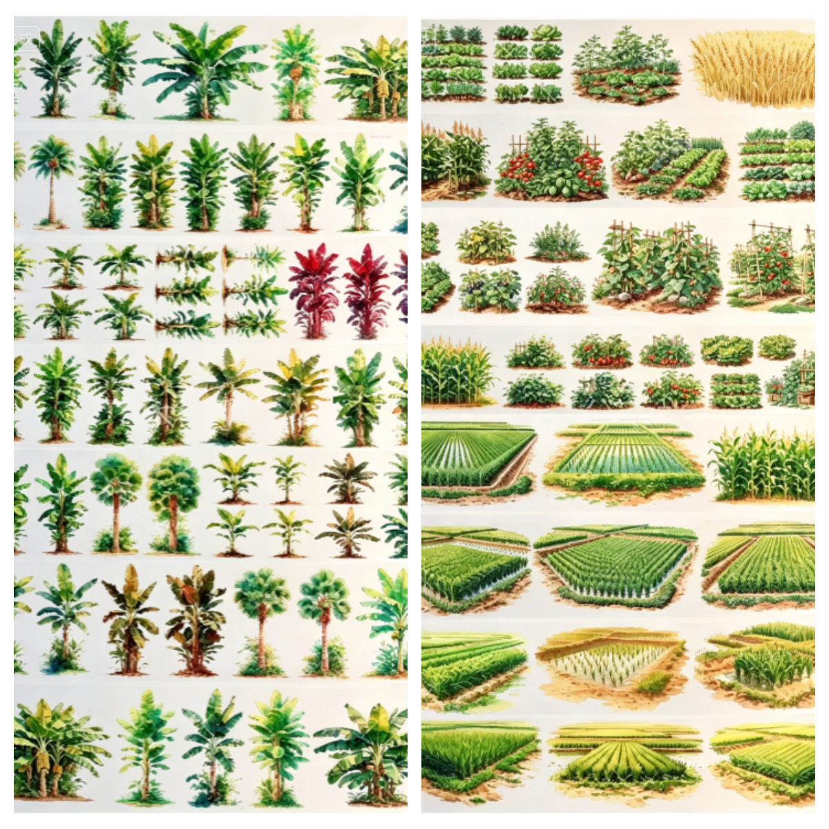 Limited Edition《Zhai Mao Ju 》Muda badjoo ,Farmland ,Vegetable fields (Loop)