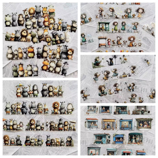 Sen Nian Wen Chuang ( Mini Animals ) 5 Styles LOOPS