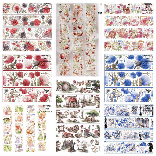 Mi Mei ( Rose, Blue rose ,Mushuroom, Mushroom house,Poker ) 7 Styles LOOPS