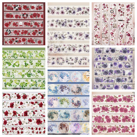 Yi Er Wen Chuang 8(Flower ,Rose ,Four leaf clover,Purple rose) Styles LOOPS