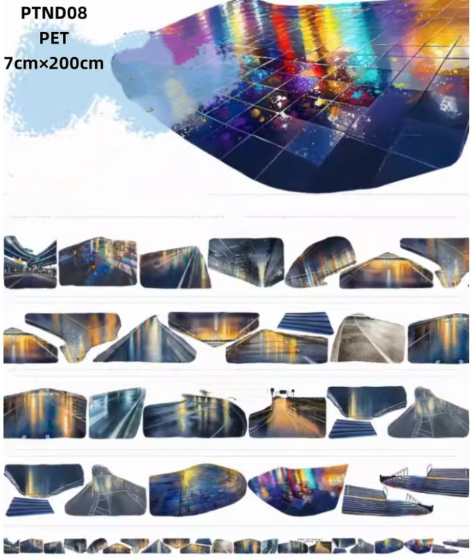 Nai Dong 7 （ Amusement park, hot air balloon ,kite ,fireworks ,castle,Nighttime road ,Rainy night road surface,city night view) 11 Styles  LOOPS