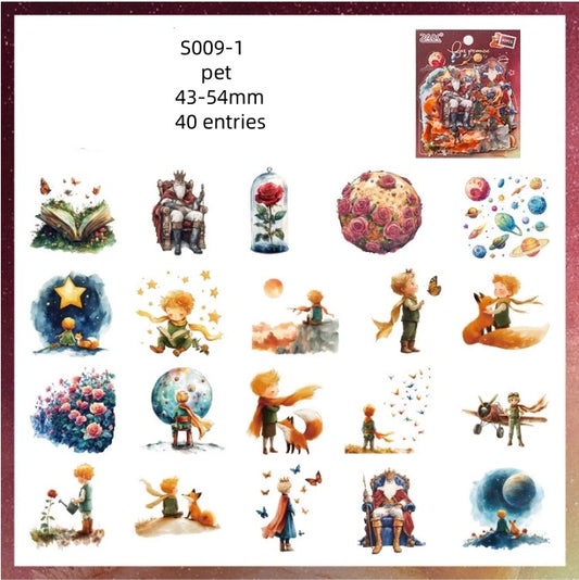 S009-Fantasy Journey Series Sticker 4 Styles