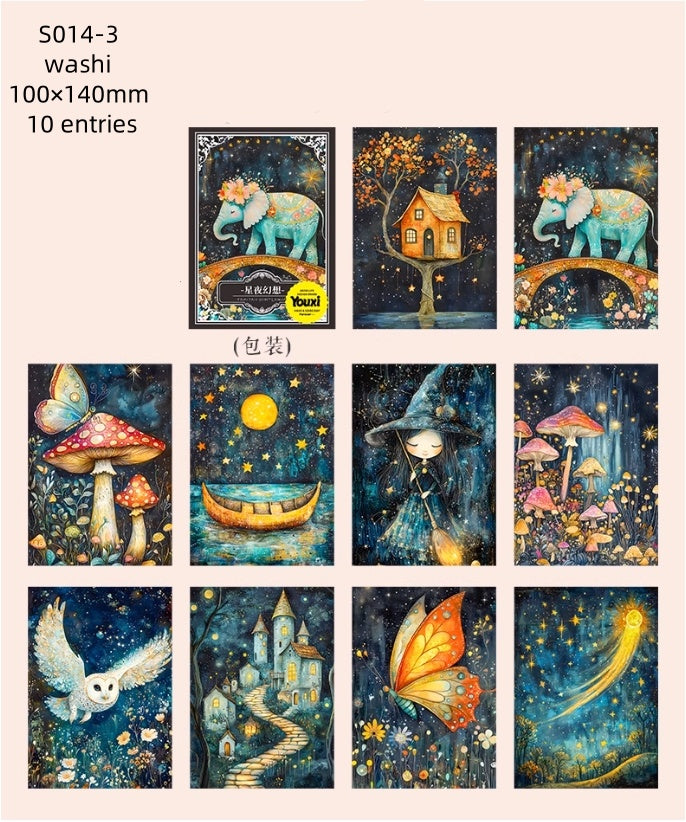 S014-Fairy Tale Secrets Washi 6 Styles