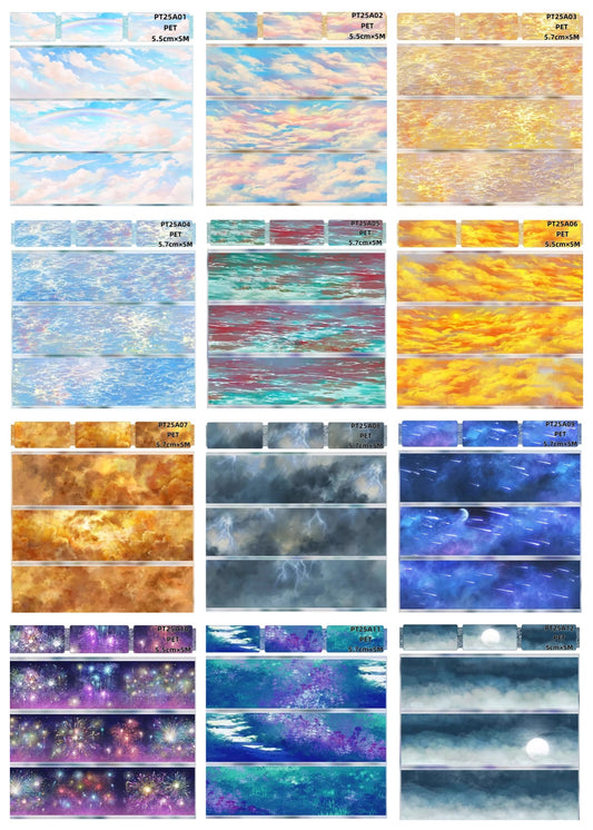 Zero Sky2/ Lawn/ River Pet Tapes(12 styles)