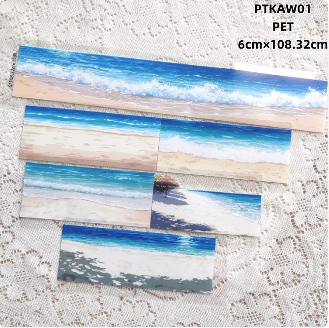 Xiao Ke Ai W ( Summer beach ,sea ) 2 Styles LOOPS