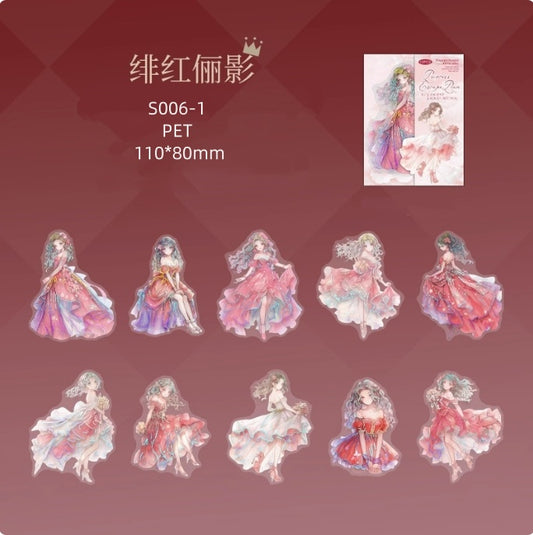 S006-Princess Escape Plan Sticker 6 Styles