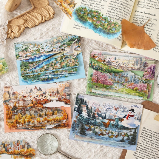 S010-Season Market Era Sticker 4 Styles