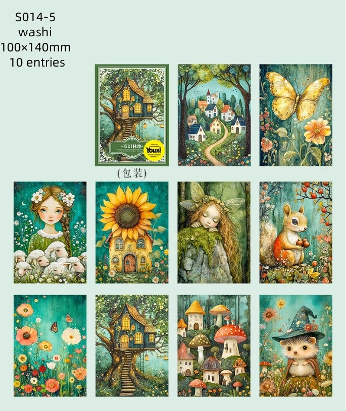 S014-Fairy Tale Secrets Washi 6 Styles