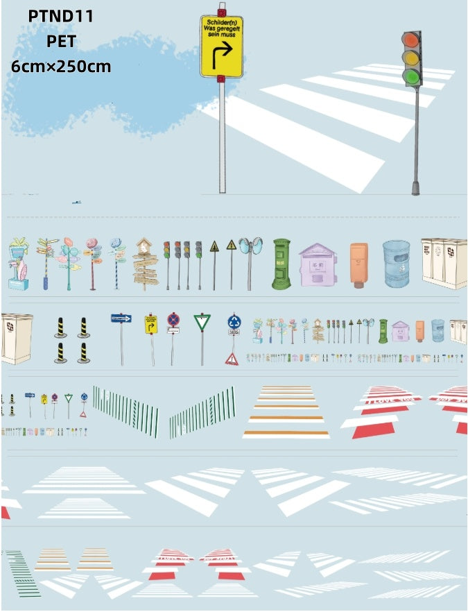 Nai Dong 7 （ Amusement park, hot air balloon ,kite ,fireworks ,castle,Nighttime road ,Rainy night road surface,city night view) 11 Styles  LOOPS