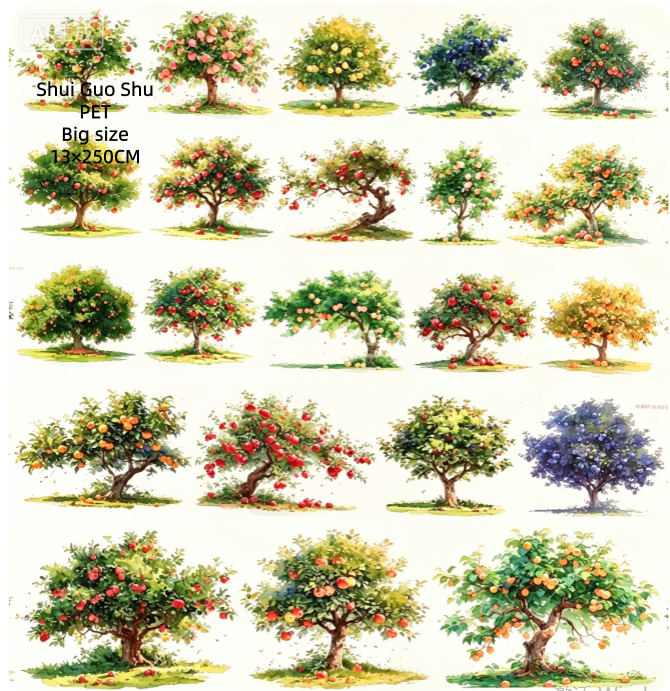 Limited Edition《Zhai Mao Ju 》Half-body tree,Fruit tree,Half-body fruit tree (Loop)