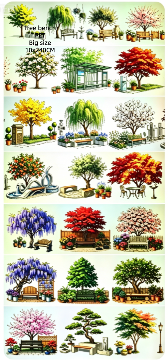 Limited Edition《Zhai Mao Ju 》Tree bench and Horticulture (Loop)