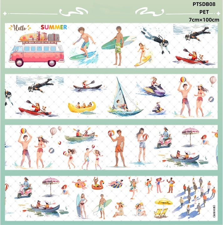 San Du Wen Chuang B(Ground ,Steps ,Cannes estate ,Sunset at the seaside ,Seascape ,shell,dolphin ,jellyfish ,Spend vacation by sea ) 7 Styles LOOPS