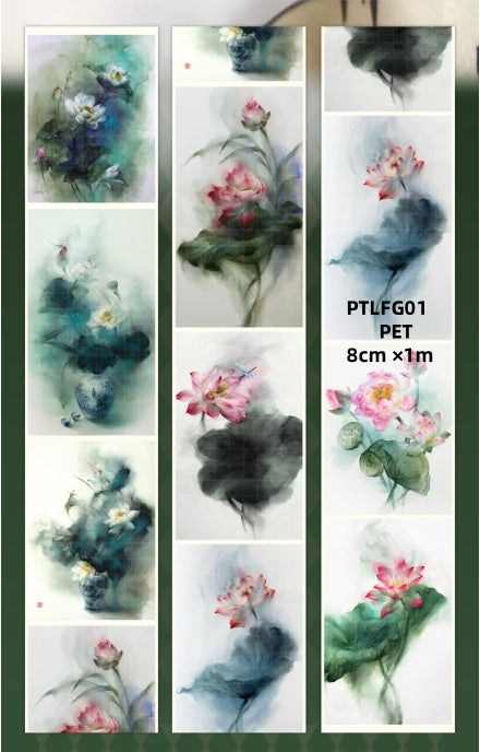 Li Fu Gui Shou Zhang ( Lotus ,Four Season Flower ) 2 Styles LOOPS