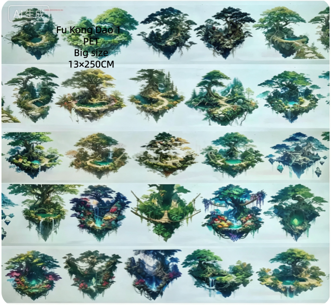 Limited Edition《Zhai Mao Ju 》Water and Floating island (Loop)
