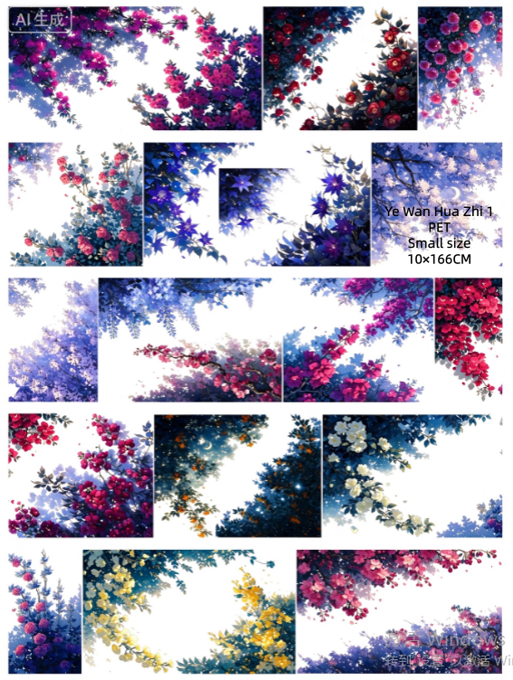 Limited Edition《Zhai Mao Ju 》Flower branches ,osmanthus branches ,Night flower branches (Loop)