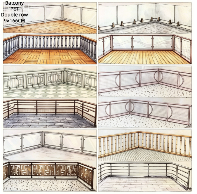 Limited Edition《Zhai Mao Ju 》External facility ,Country window,Balcony (Loop)