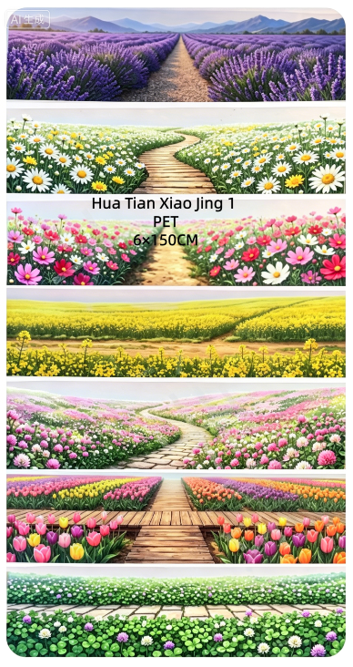 Limited Edition《Zhai Mao Ju 》Sea of flower ,Modern flower beds (Loop）