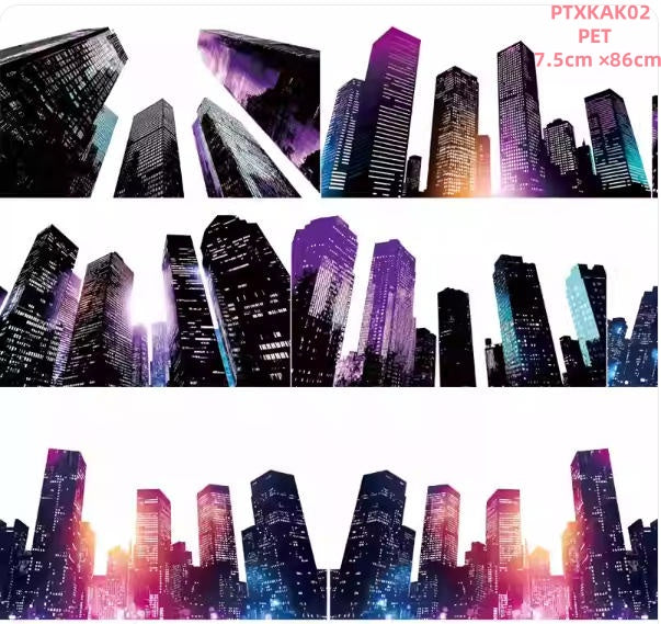 Xiao Ke Ai K1 ( City sketch ,Neon city ) 2 Styles LOOPS
