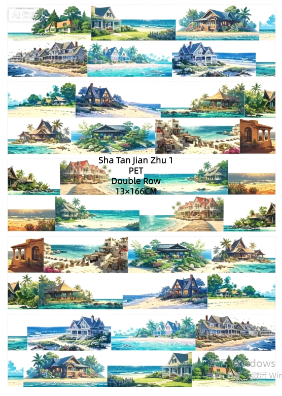 Limited Edition《Zhai Mao Ju 》Beach architecture (Loop)