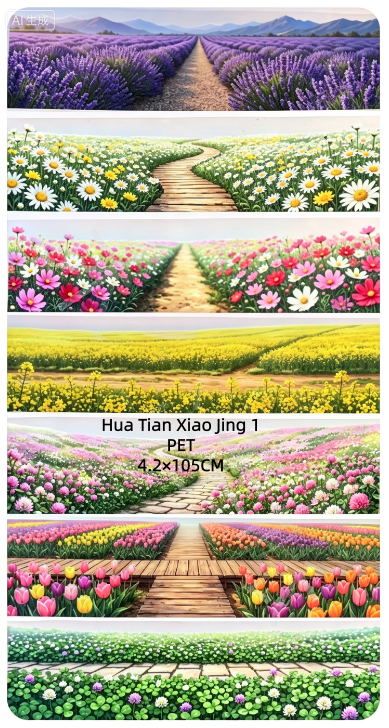 Limited Edition《Zhai Mao Ju 》Sea of flower ,Modern flower beds (Loop）