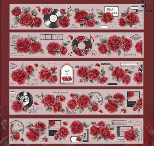 Yi Er Wen Chuang 8(Flower ,Rose ,Four leaf clover,Purple rose) Styles LOOPS