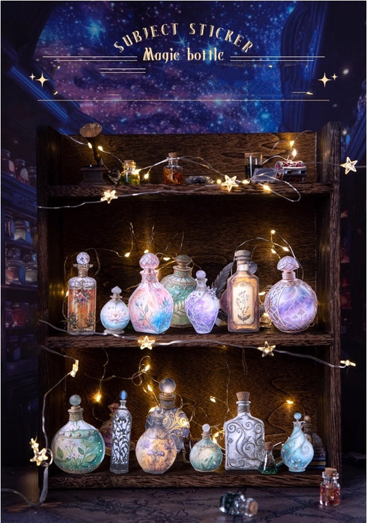 S007-Magic Bottle Secrect Language (Brown paper) 6 Styles