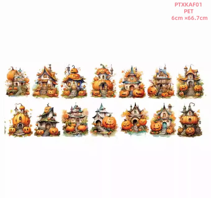 Xiao Ke Ai F1 ( Halloween, jack o'lantern ,pimpkin lamp ,Pimpkin house ) 4 Styles LOOPS