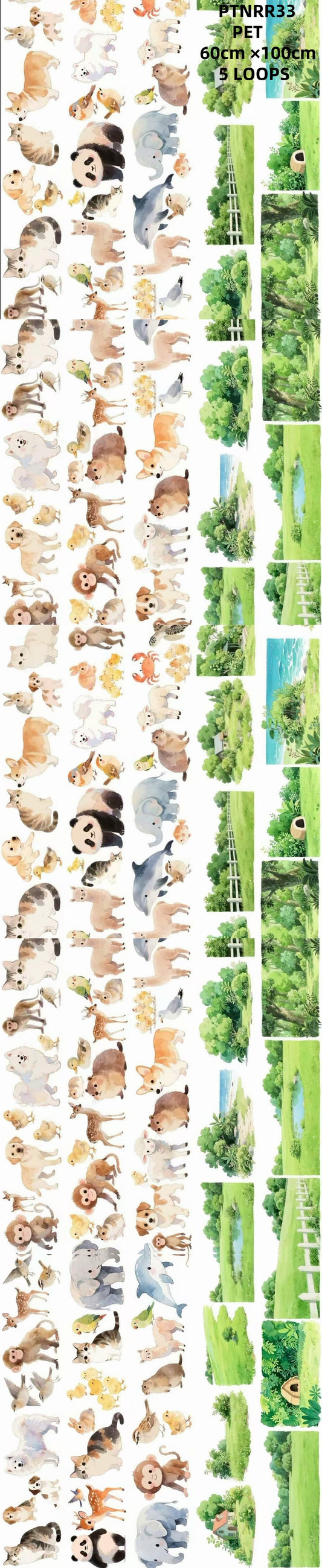 Ning Ren Ren C ( Animals ,Zoo ,Sky ,Black and white frame ,Englishword count ) 4 Styles
