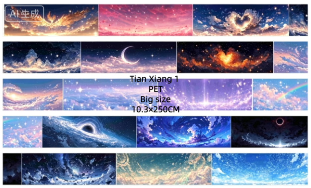 Limited Edition《Zhai Mao Ju 》Sea ,Beach and Astronomical phenomena (Loop)