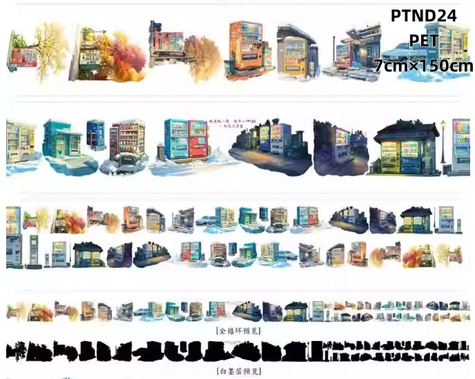 Nai Dong 5~6 French Window / Transports/ Iceland Pet Tapes (11 Styles) LOOPS