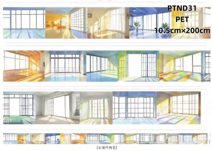 ND 5~6 French Window / Transports/ Iceland Pet Tapes (11 Styles)Loop