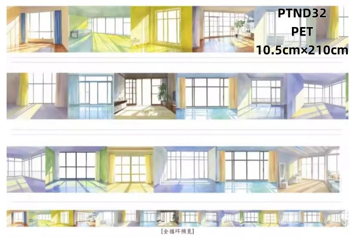 ND 5~6 French Window / Transports/ Iceland Pet Tapes (11 Styles)Loop