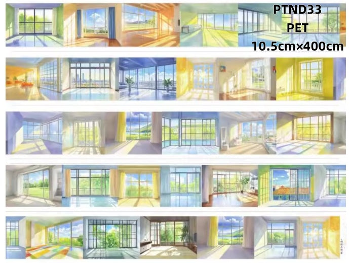 ND 5~6 French Window / Transports/ Iceland Pet Tapes (11 Styles)Loop