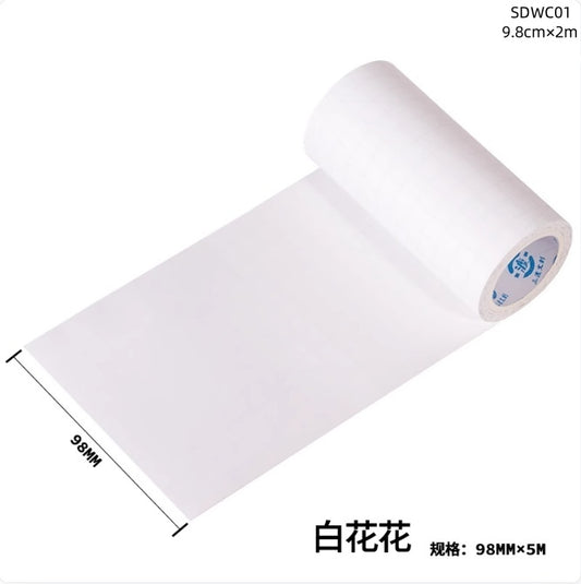 Notebook base adhesive tape,white background sticker