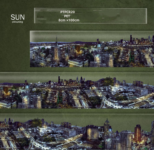 Pin Chuan Ri 20 ( City at night ) 1 Styles LOOPS