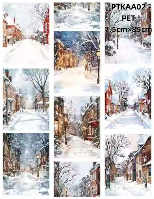 Xiao Ke Ai A ( Snow Town ， Snow Scenery ) 7 Styles LOOPS
