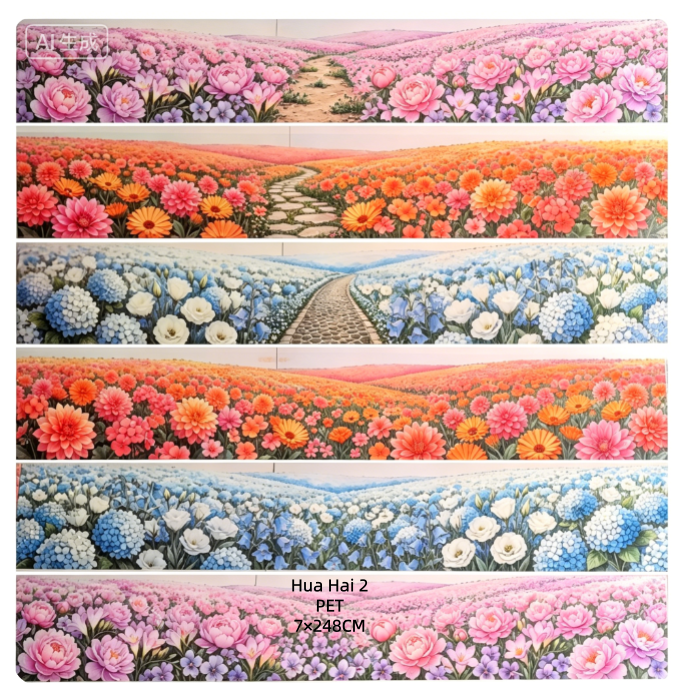 Limited Edition《Zhai Mao Ju 》Sea of flower ,Modern flower beds (Loop）