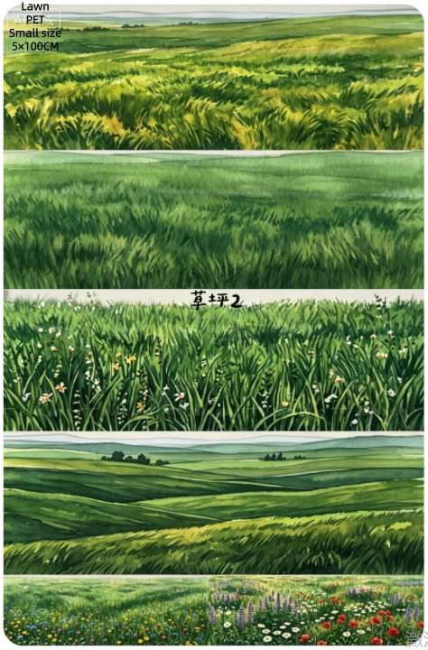 Limited Edition《Zhai Mao Ju 》Grassland and Lawn (Loop)