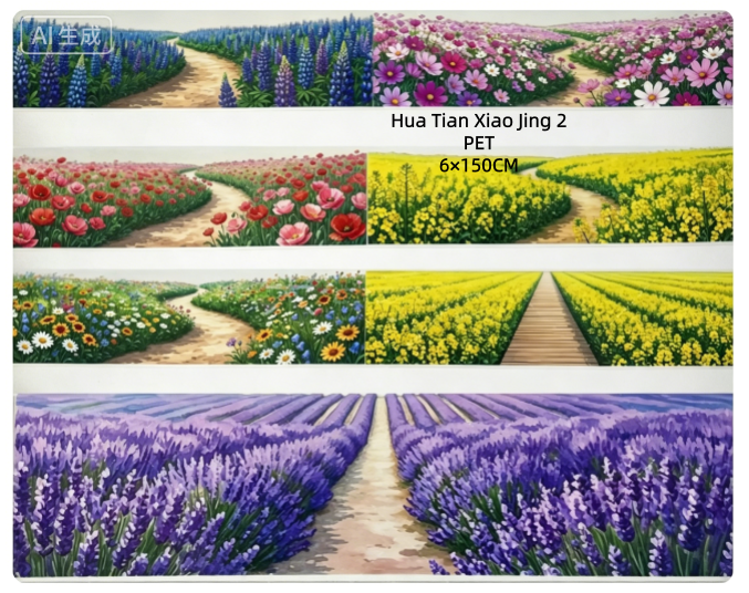 Limited Edition《Zhai Mao Ju 》Sea of flower ,Modern flower beds (Loop）
