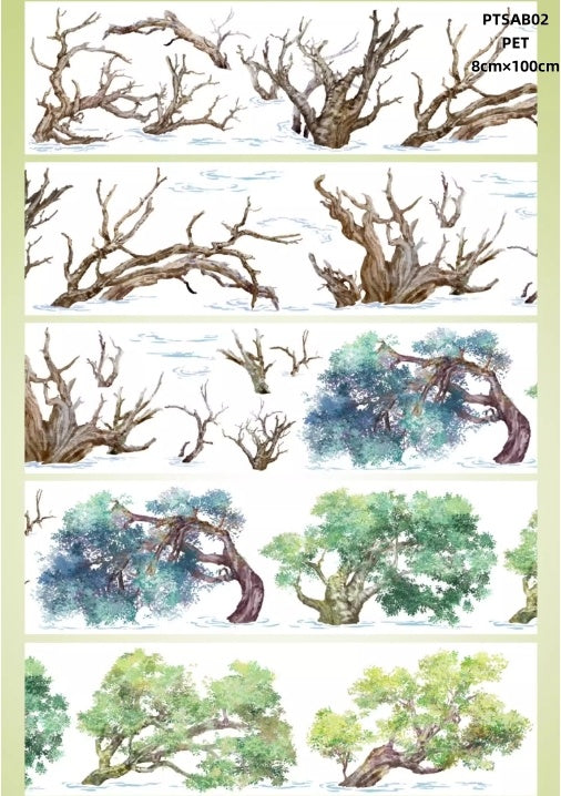 Shi An Jia B(Tree,Withered tree,Steps ,Four seasons tree ,Rockery,lavender ) 10 Styles LOOPS