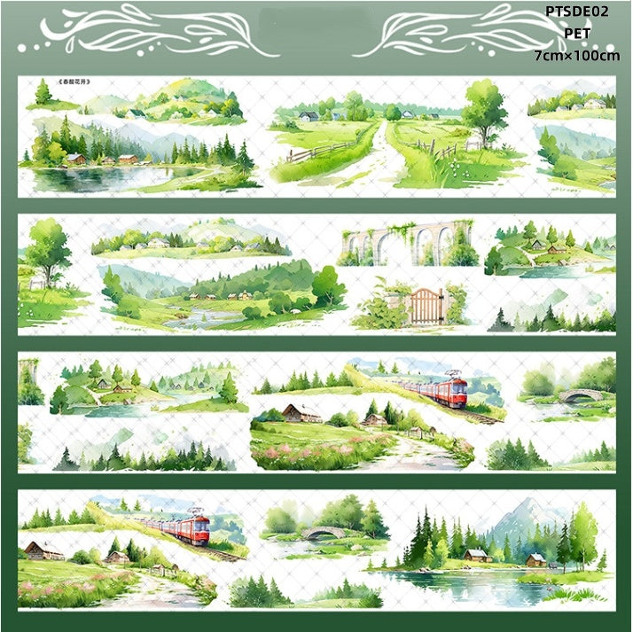 San Du Wen Chuang E(Rock ,Spring fields,Mountain) 3 Styles LOOPS